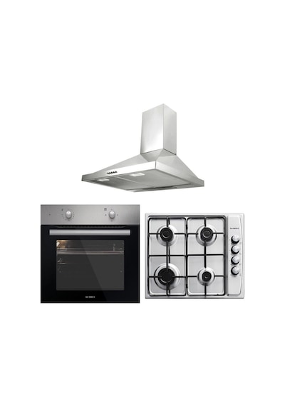 Kumtel KO-B66S2 - KO-410 BF - KO-DP6X Inox Ankastre Set