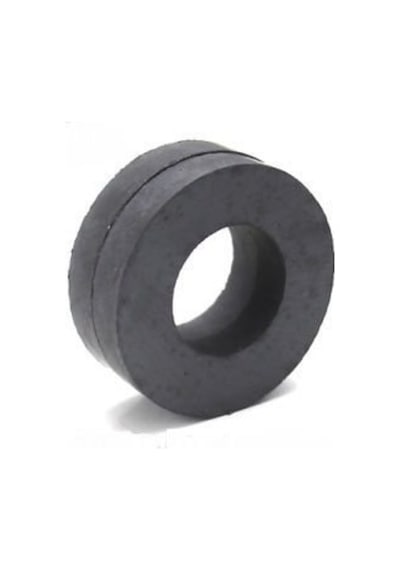 Mıknatıs, 2 Adet 80mm X D40mm X 15mm Güçlü Ferrit Kömür Seramik H