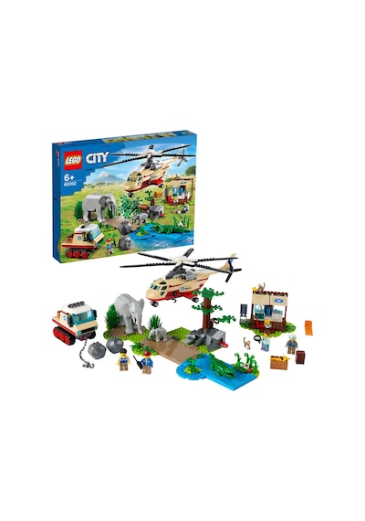 LEGO® City 60302 Vahşi Hayvan Kurtarma Operasyonu 525 Parça