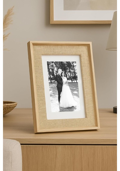 Tr Ahşap Resim Çerçevesi 4'lü Set Halinde 13 X 18 Cm Boyutunda
