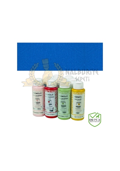 Permolit Multi-Surface Akrilik Hobi Boyası Boncuk Mavi 120 Ml.