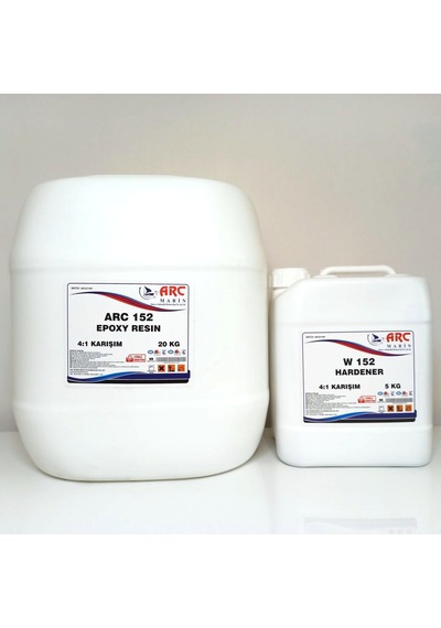 Arc152 Epoksi Ahşap Ve Elyaf Laminasyon Reçine 25 Kg Set