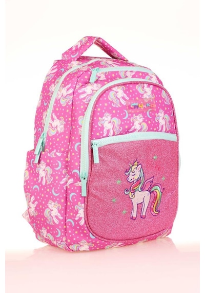 Kaukko Kids Sırt Çantası Simli Nakışlı Unicorn L5140