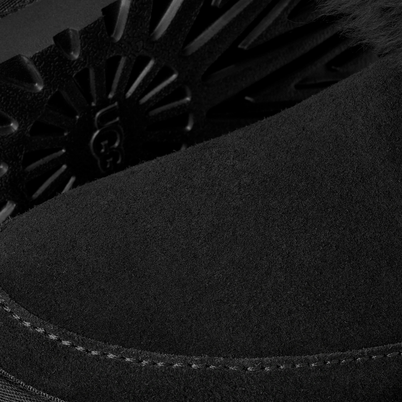 Ugg Classic Ultra Mini Chalet Kadın Siyah Bot 1173832 Siyah
