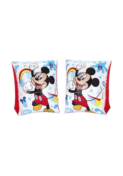 Mickey Mouse Figürlü Deniz Havuz Çocuk Yüzücü Kolluk - 3 - 6 Yaş Arası - 23 Cm X 15 Cm Çok Renkli