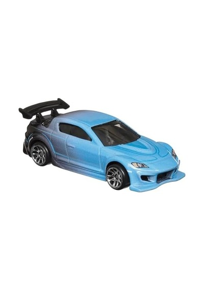 Rx-8 Araba - And Frious Kadınlar - Model Döküm Ölçeği 1:64 - Uzunluk 7 Cm, Hrw37, Siyah Gök Mavisi