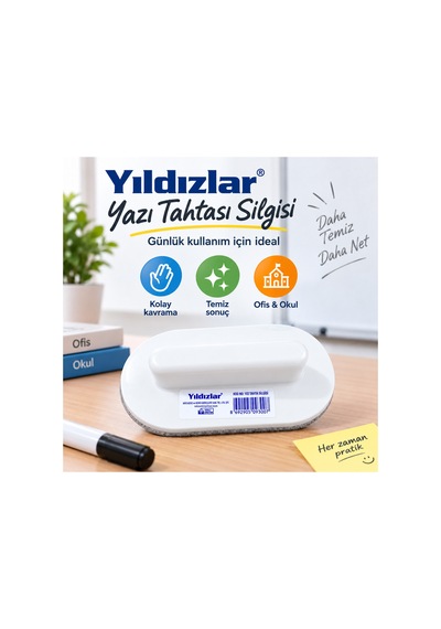 Tahta Silgisi 1 Adet Çoklu Renk Cok Renkli