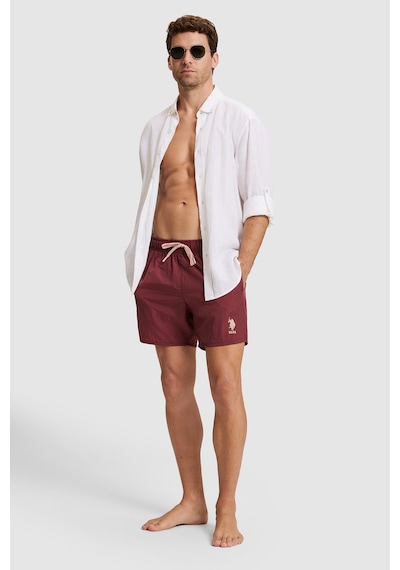 U.S. Polo Assn. Erkek Vişne Deniz Şortu 50322257 Vr223