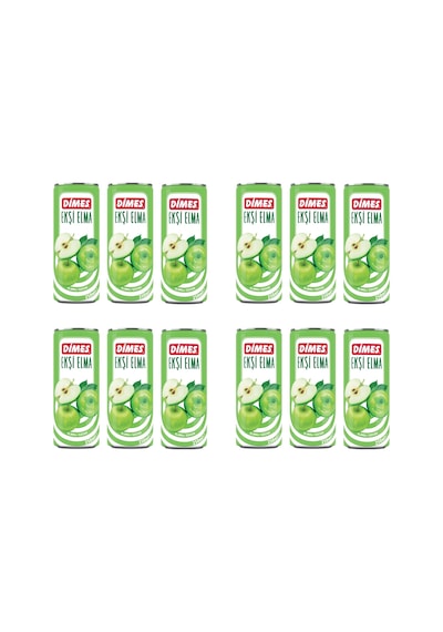 Dimes Ekşi Elmalı İçecek 250 Ml X 12 Adet