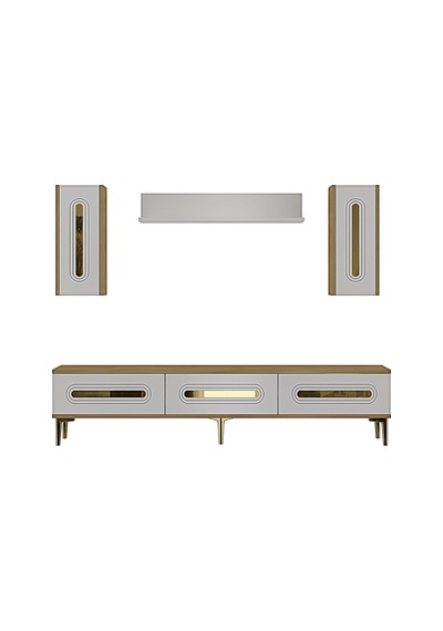 Tvr1804dbg - Rany Tvr180 Ünitesi Takım Safirmeşe-beyaz-gold 180cm