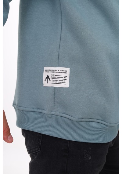Toontoy Erkek Çocuk Baskılı Sweatshirt Mavi