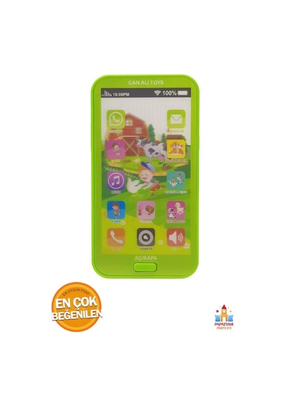 Pembe Dokumatik Cep Telefonu: 12 Fonksiyonlu Eğitici Oyuncak