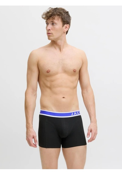 Jack & Jones Jaceaston Solid Erkek 3 Lü Set Siyah Boxer 12281991 Çok Renkli