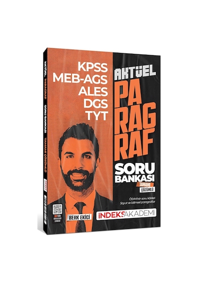 2026 Kpss Meb-ags Ales Dgs Tyt Aktüel Paragraf Soru Bankası Çözümlü - Berk Ekici İndeks Akademi Yayıncılık