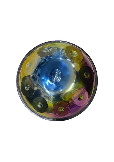 Hang Drum, Handpan Space Drum Nitrided Parlak 7 Renk Steel Drum 9
