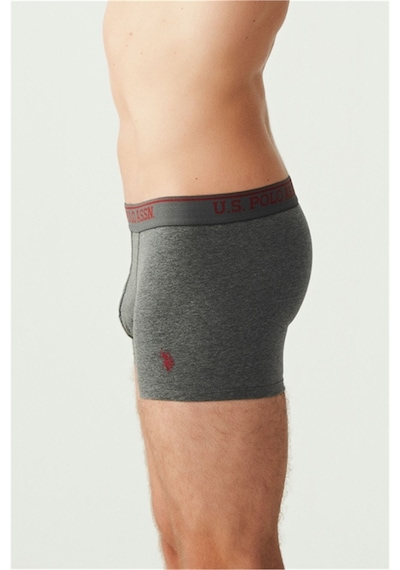 U.S. Polo Assn. U.s Polo Assn. 80097 Erkek 3 Lü Boxer-siyah&antrasit&lacivert