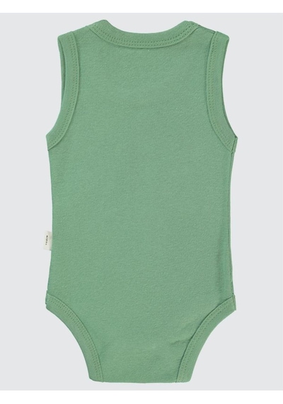 Civil Baby Little Bear Baskılı 1-36 Ay Çıtçıtlı Badi Haki