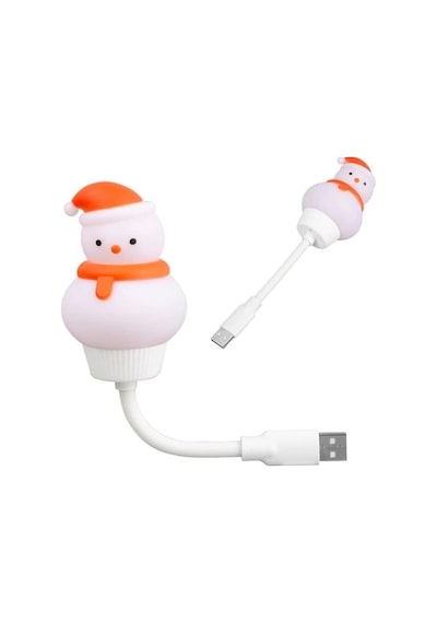 Powermaster Esnek Usb'li Çocuk Gece Lambası Çok Renkli