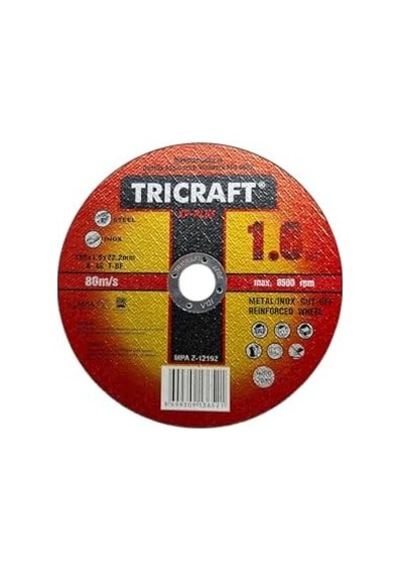 İnox Kesici Taş, 180 X 1.6 X 22 Mm, 25 Adet Beyaz