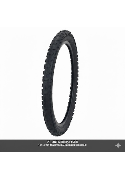 20 Jant Bisiklet Dış Lastik 20x1.75 1.90 1.95 2.125 Uyumlu Çocuk Bisikleti Mtb Dişli Lastiği 1 Adet
