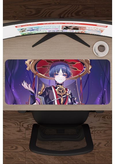 Wanderer Genshin Impact Anime Gacha V1 - 70x30 Xl Gaming Mouse Pad Fare Altlığı