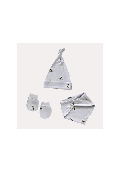 Mama Padre Panda Yenidoğan Mini Set - 4 Parça Renkli - 861047010 Renkli