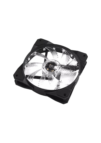 12Cm Kasa Fanı 3D 15 Led Rgb Soğutucu Fan Sessiz Renkli Işıklı