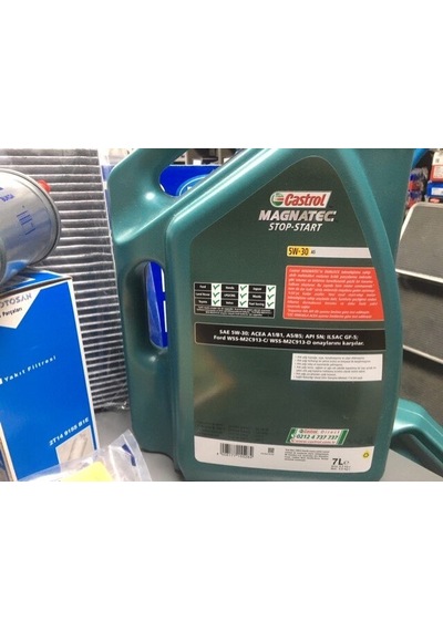 Yağ Bakım Filtre Seti Connect 2008-2013 Arası Castrol
