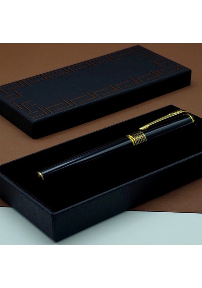 Gold İşlemeli Siyah Metal Roller Kalem Tg-v 11714 Çok Renkli