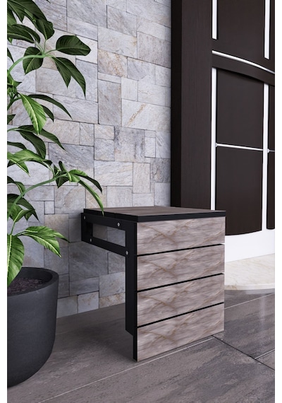 Moka Park Avm Akasya Duvara Monte Katlanabilir Tabure Engelli Tabure Çok Amaçlı
