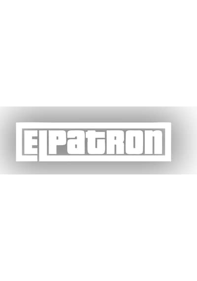 Elpatron Araba Sticker 17x17 Cm Beyaz