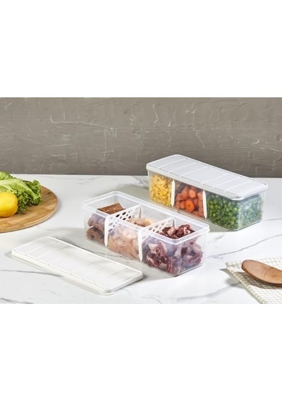 6 Lı Nora Saklama Kabı 2 Lt Açık Gri Diğer