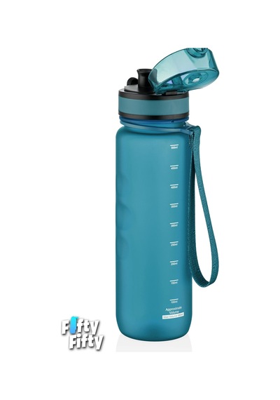 Uzspace 500 Ml Kaydırmaz Maksimum Tutuş Destekli Tritan Su Matarası -ffuz1215 Turkuaz