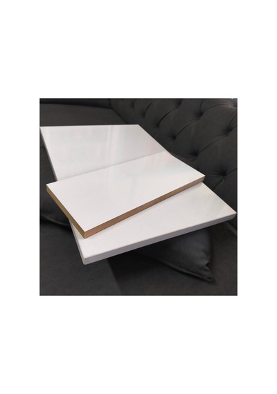 Mobilya Dolap İçi Rafı Mdf Raf. Ölçüsü 80x65 Cm. 18mm.beyaz Parlak Mdf Kenarları 0.80mm.beyaz Bandlı Çivili Raf Pimi Gönderilmektedir Beyaz - 919582824 Beyaz