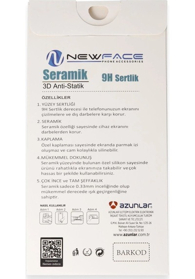 13 4g 3d Antistatik Seramik Nano Ekran Koruyucu