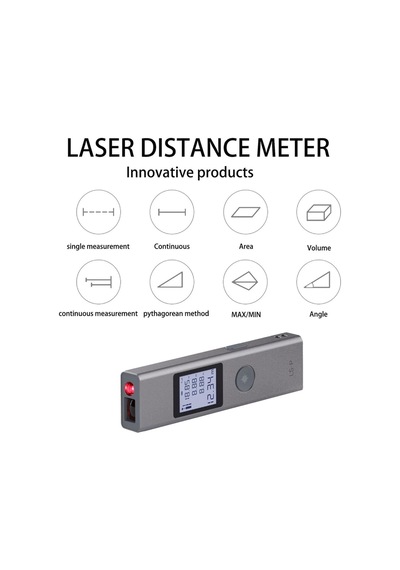 Peeq Earldom Ls-p Lazer Dijital Mesafe Ölçer 40 M