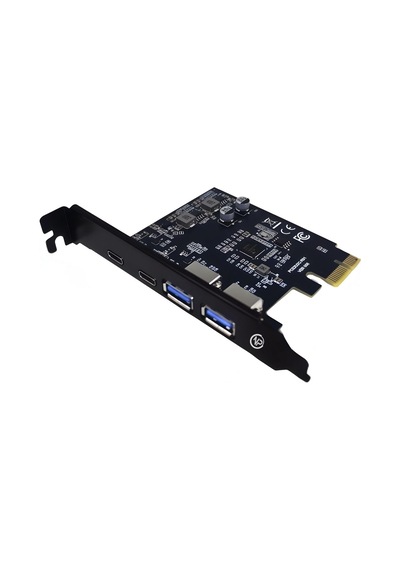 Npo 2ac 4 Portlu 2x Type-c Ve 2x Usb 3.0 Usb 3.2 Gen1 5gbps Pcı-e Genişletme Kartı