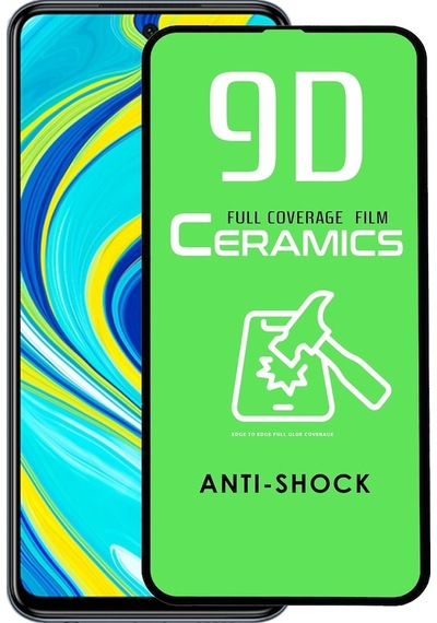 Xiaomi Redmi Note 9S Tam Kaplayan Seramik Nano Esnek Koruyucu Istemiyorum