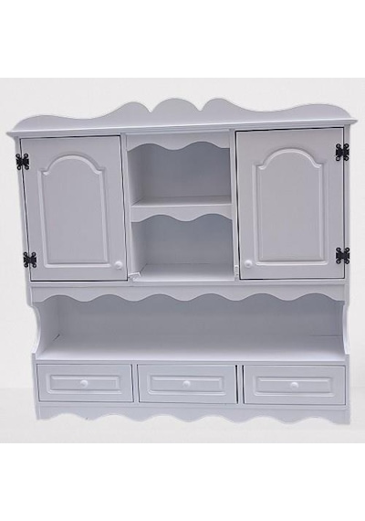 Hobi Adn 90353 Dekoratif Mutfak Dolap 3çekm Terek Mdf Parlak Beyaz Lake El Yapım Hobi Adn 90353 Dekoratif Mutfak Dolap 3çekm Terek Mdf Parlak Beyaz Lake El Yapım