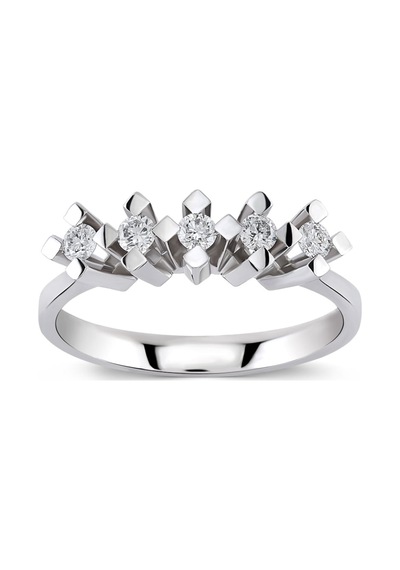 Mozanit Beştaş Yüzük 0.50 Carat
