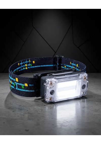 Astraltech Kompakt Led Kafa Feneri 215 Lümen 2 Işık Modlu Usb Şarjlı Çok Renkli