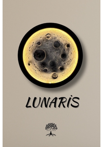 Lunaris Duvar Dekoru -dekoratif Işıklı Ay