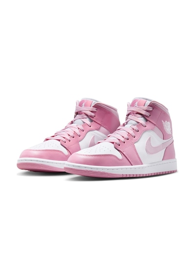 Nike Air Jordan 1 Mid Kadın Pembe Basketbol Ayakkabısı Pembe - 926437807 Pembe