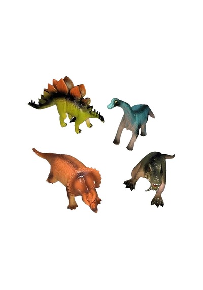 Yumuşak Küçük Dinozor Oyuncak Figür 3+ Yaş 1 Parça Esnek Sıkıştırılabilir Doku