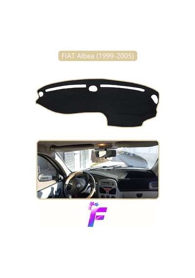 Fıat Albea 1999-2005 Araca Özel Torpido Örtüsü Ön Göğüs Kılıfı Tam Koruma Oto Aksesuar E43