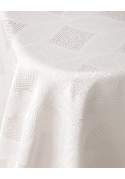 Madame Coco Mayenne Masa Örtüsü - Açık Gri - 160x300 Cm 8684427114353 Gri
