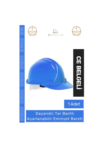 Baret Essafe Ce Belgeli Ekonomik Havalandırmalı Ayarlı Mühendis Güvenliği Mavi Emniyet Bareti