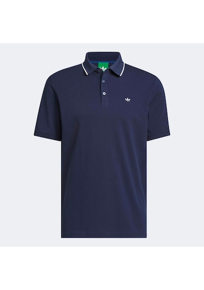 Adidas Originals Twistknit Trefoil Erkek Lacivert Polo Tişört Kb8622