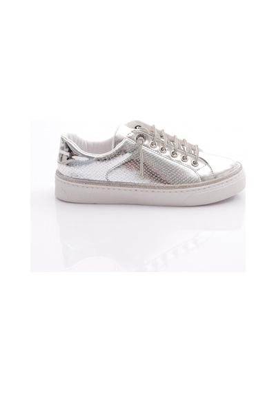 Dgn 2475 Kadin Taş İp Bağcikli Sneaker Ayakkabi 2475-1571-R3091 Gümüş