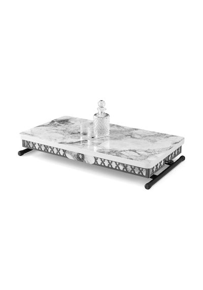 432 Metal Ayaklı Akıllı Sehpa 7x2 14 Farklı Kullanım Beyaz